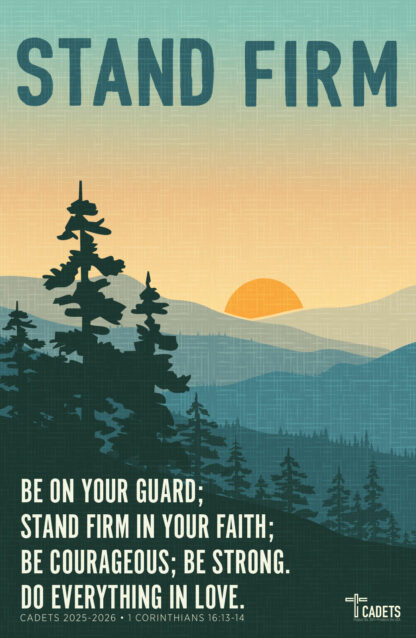 2025 / 2026 Cadet Theme Poster - Large
