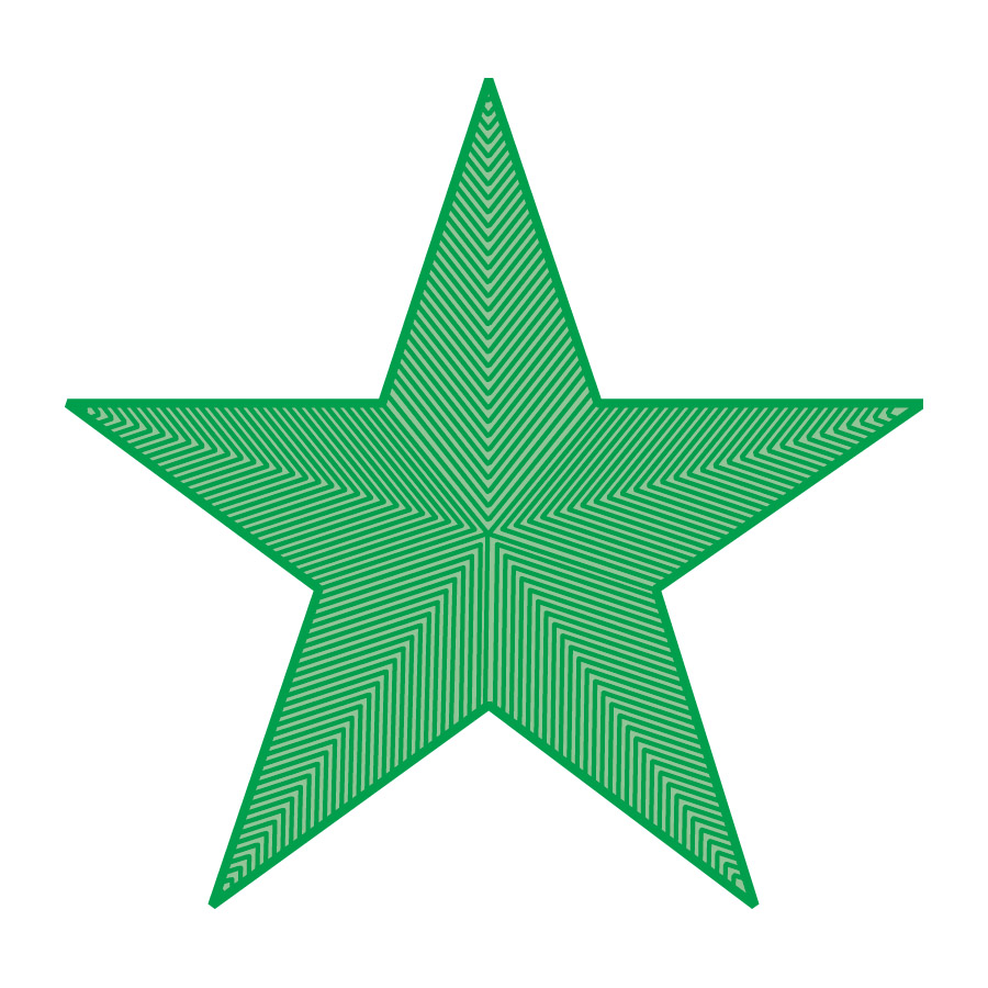 green star background clip art